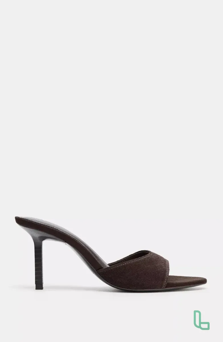 Замшевые Мюли Zara