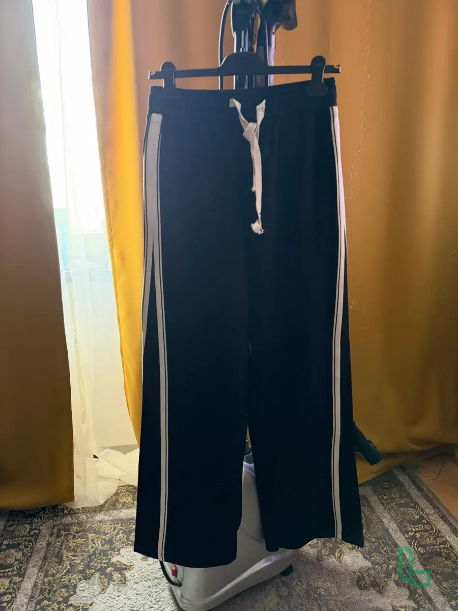 Брюки спортивные , Вискоза-полиамид.черные