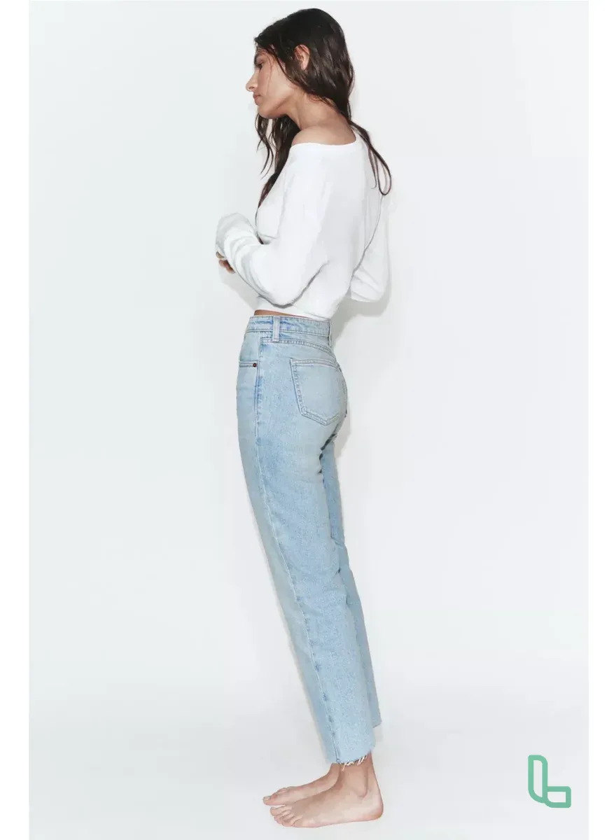Джинсы Укороченные Zara
