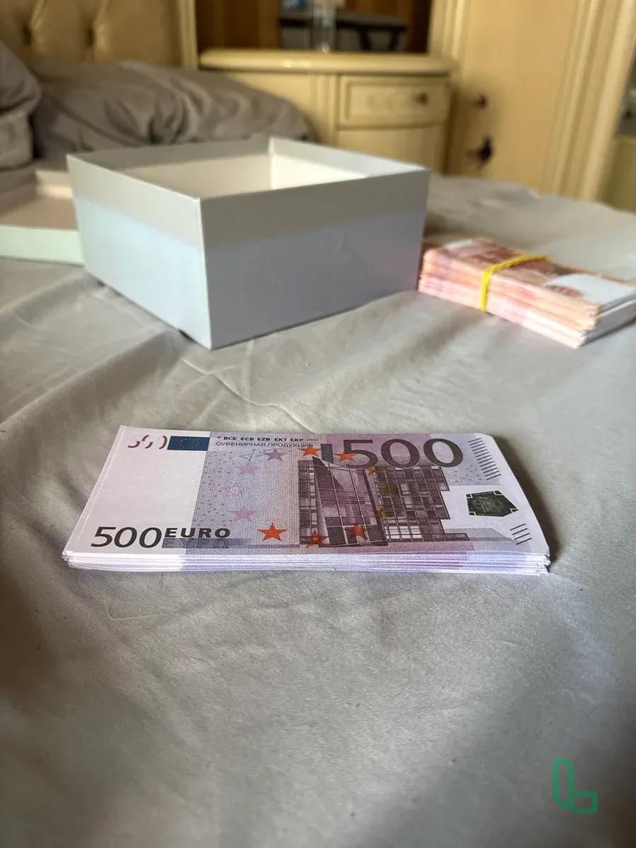 Шуточные ( Не Настоящие ) Деньги 500 Евро