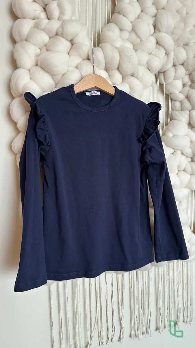 Лонгслив,  Школьная Блузка Для Девочки 134 Размер