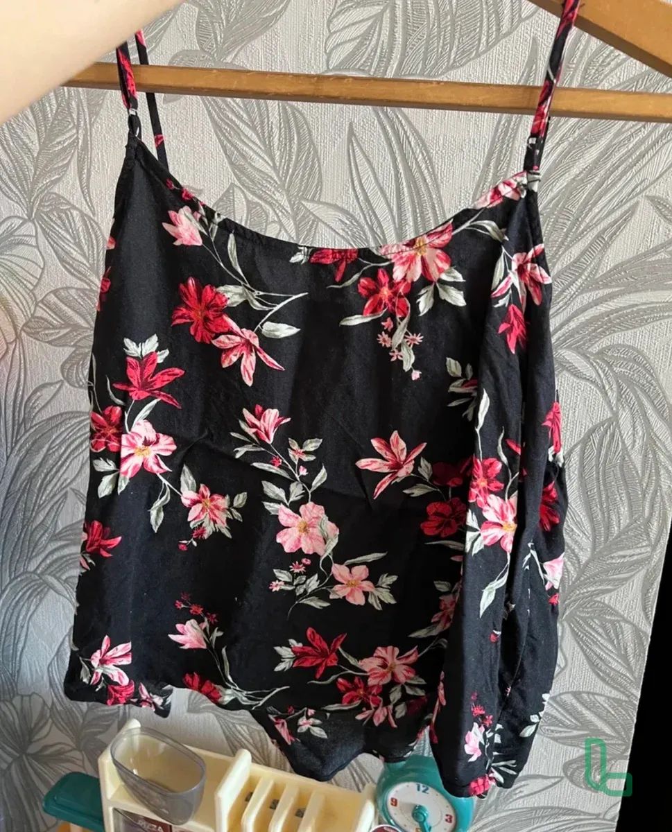 Топ черный H&M