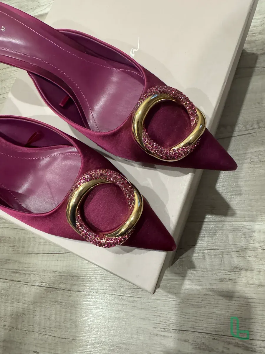 Атласные Мюли Zara 37