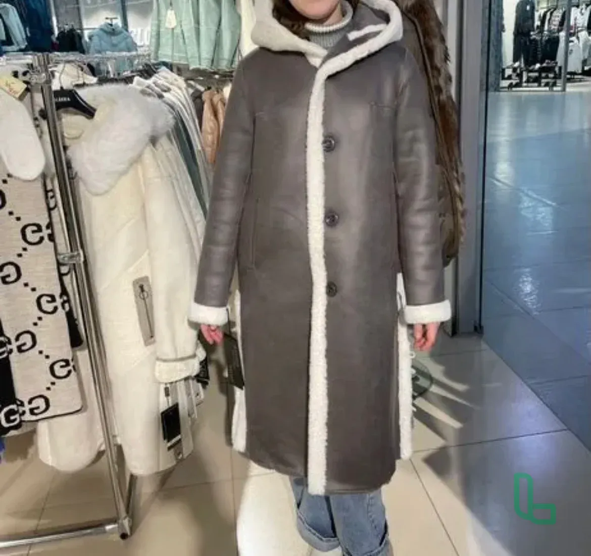 Дубленка Зимняя Двусторонняя