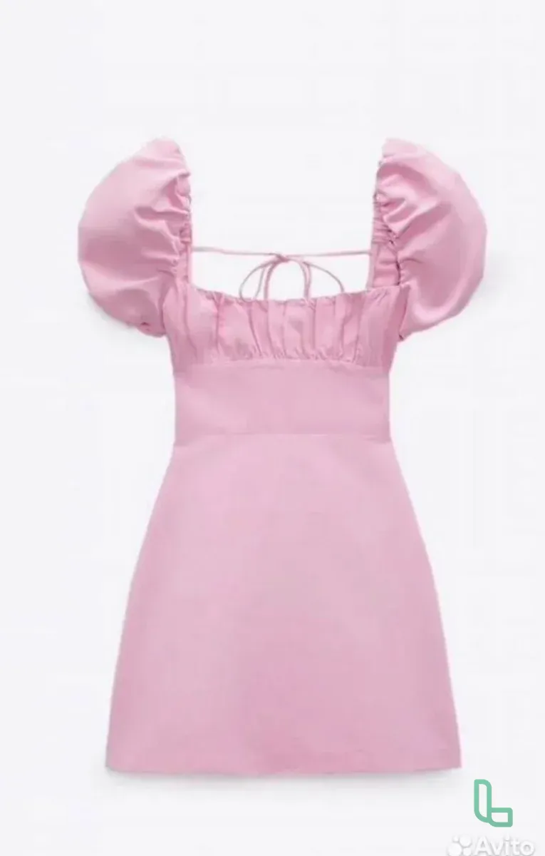 Платье Zara Хлопок Лен