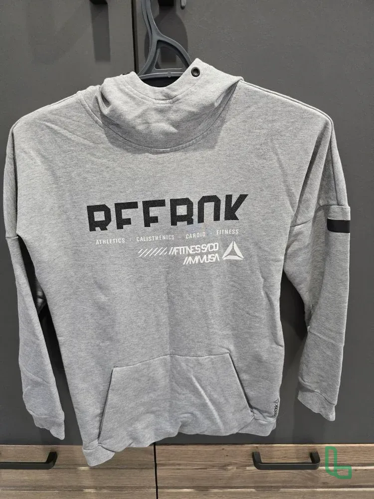 Серая толстовка REEBOK
