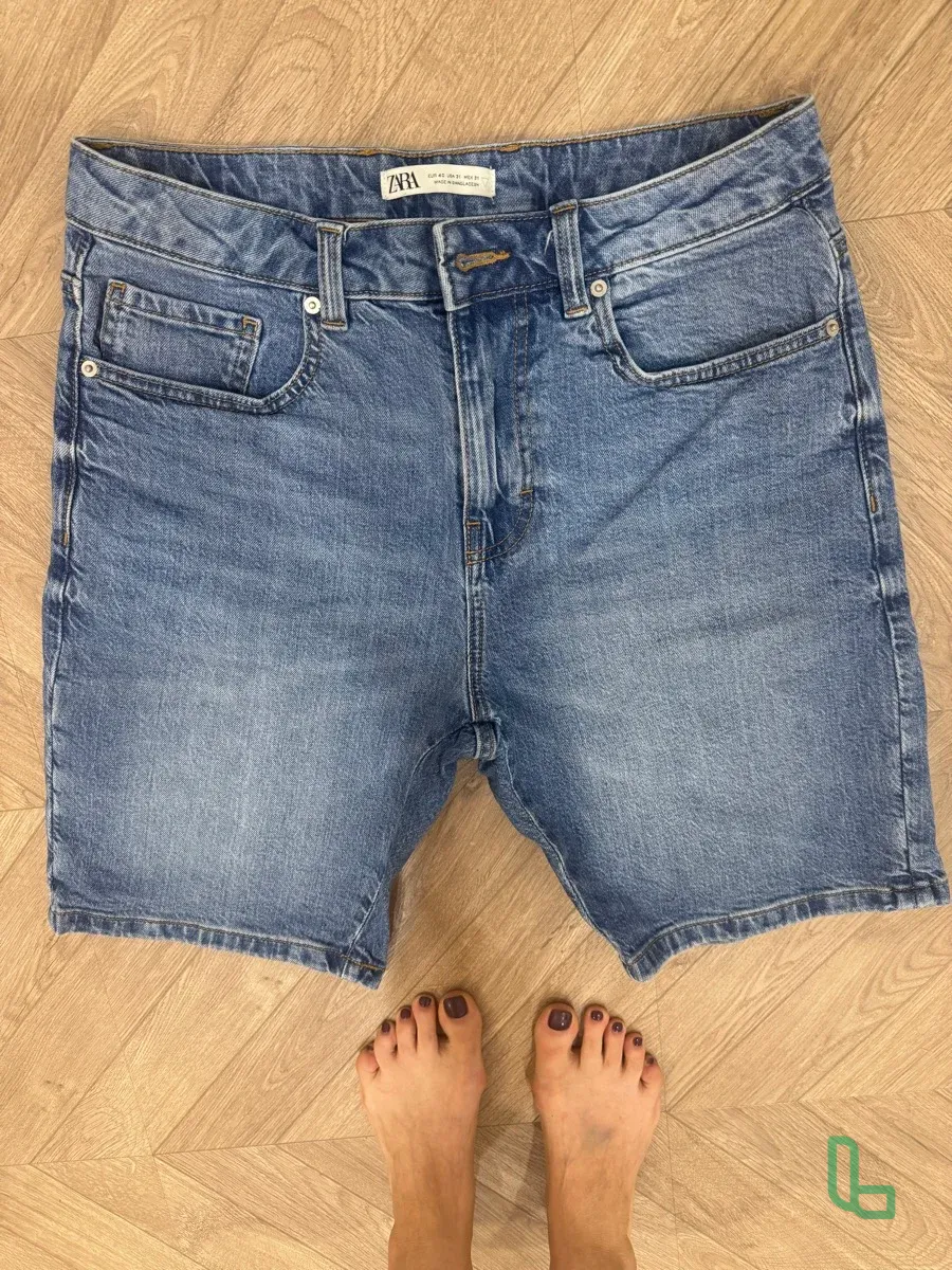 Джинсовые шорты Zara мужские , размер 40