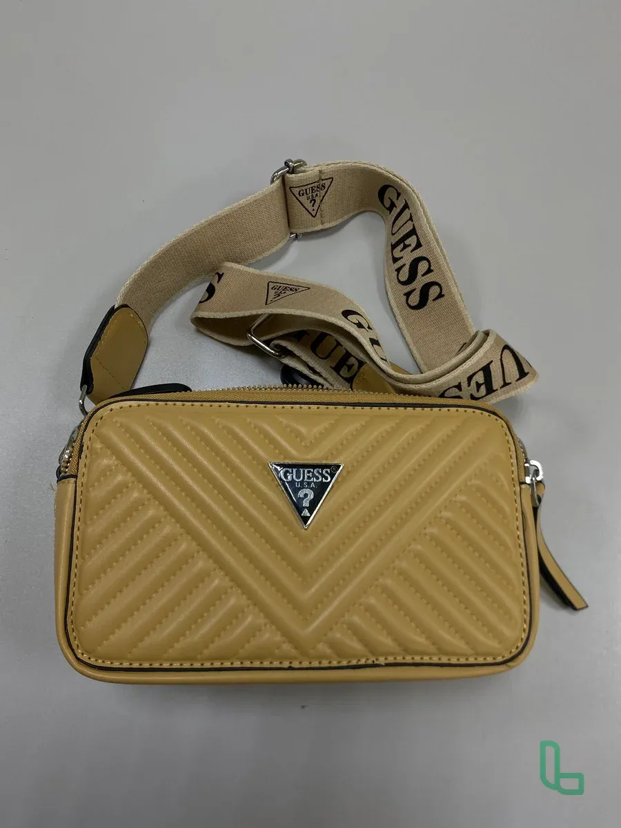 Сумка Guess желтая кросс-боди