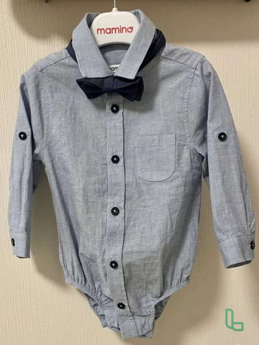 Детская рубашка боди с бабочкой