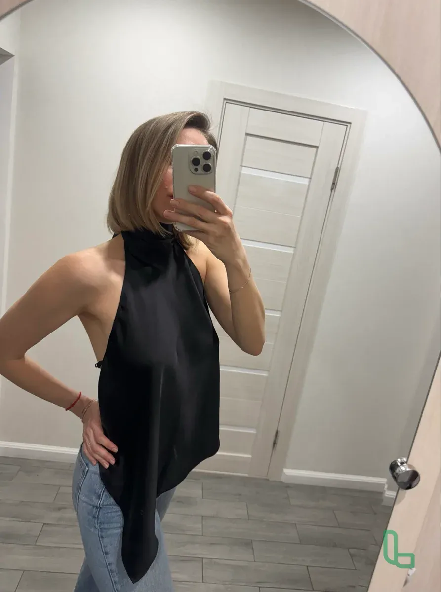 Топ Черный Новый Zara