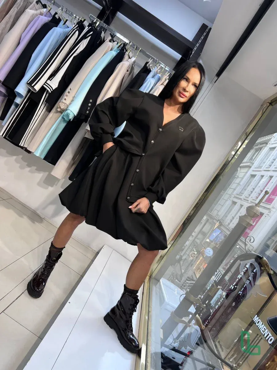 Костюм с юбкой Баллон