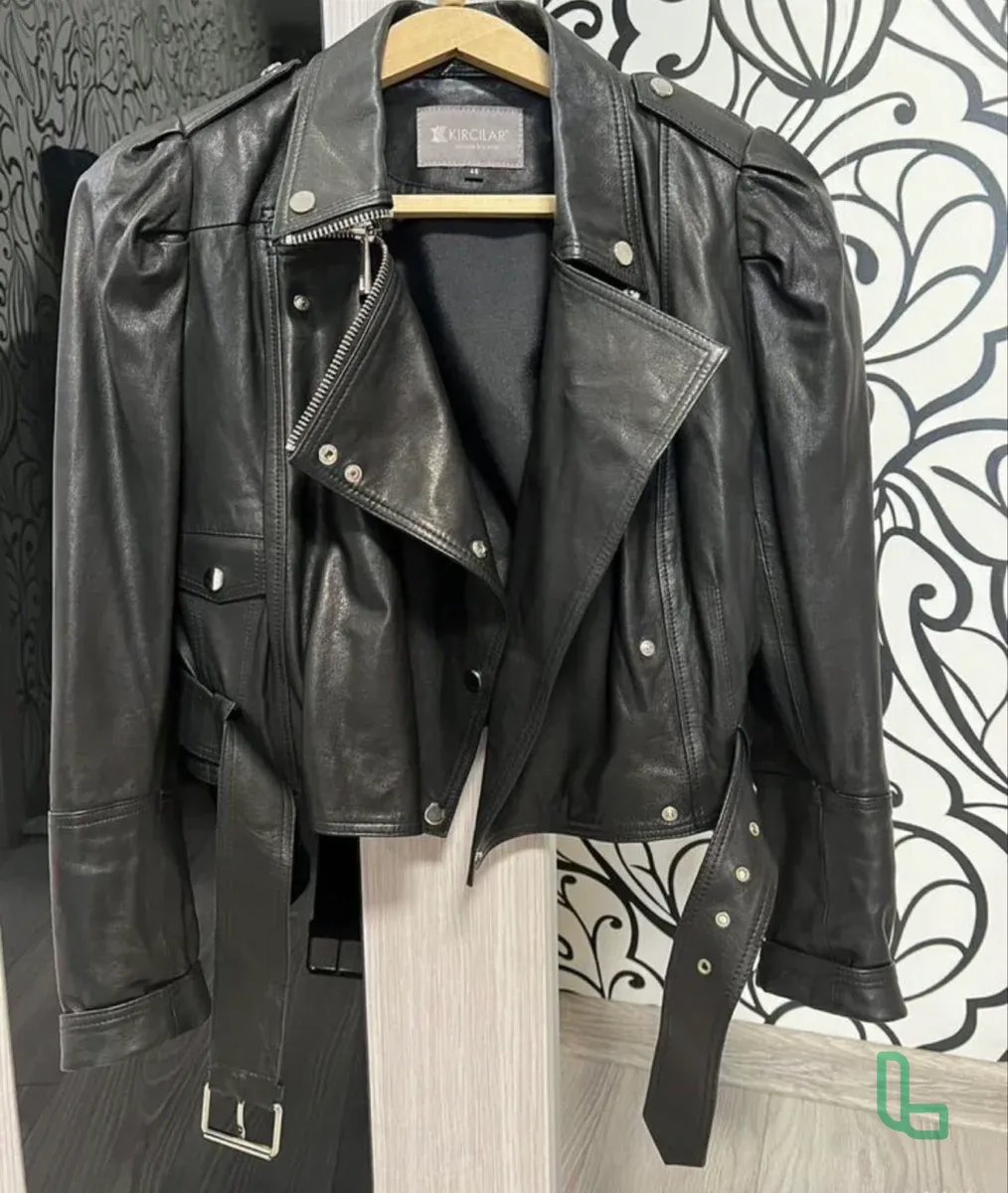 Натуральная кожаная куртка/ косуха 48р