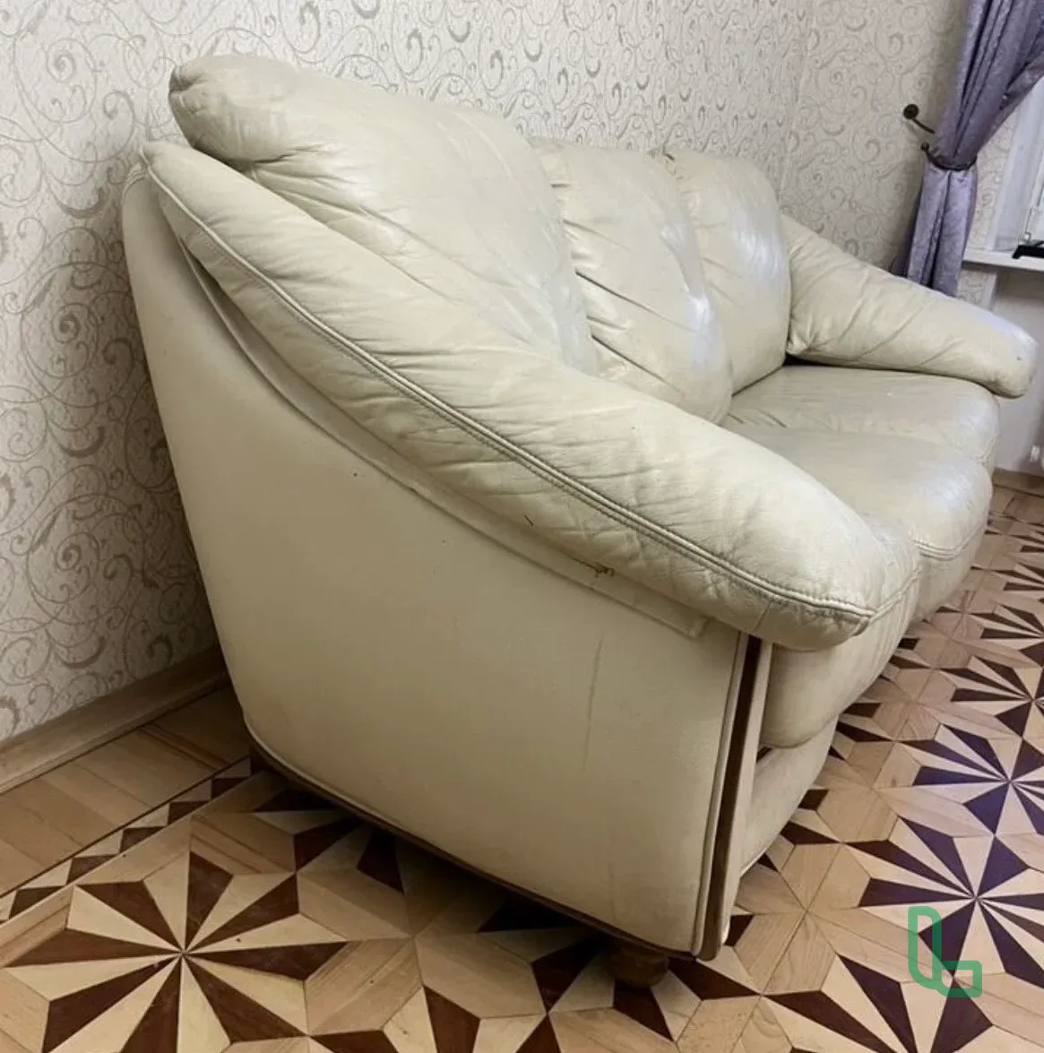 Диван Кожаный. БЕСПЛАТНО САМОВЫВОЗ Новая М