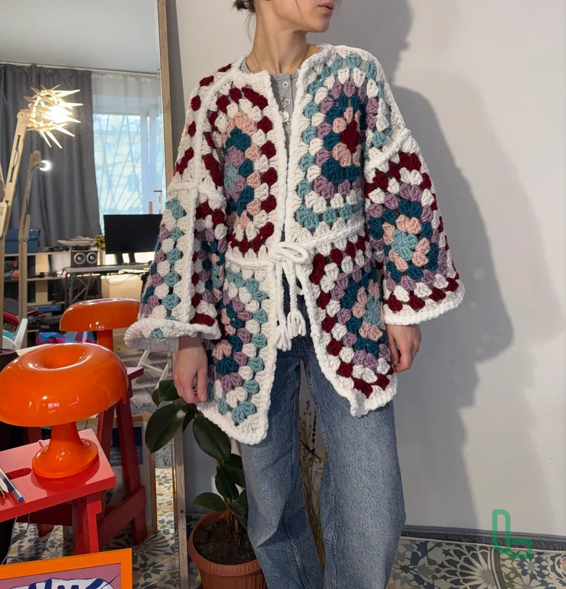 Кардиган «Бабушкин Квадрат»