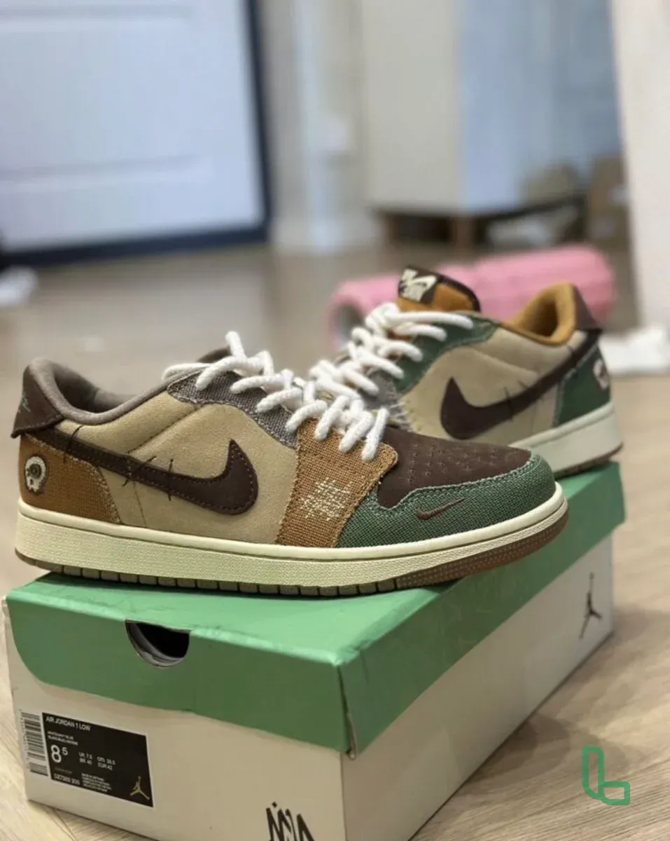 Nike air jordan 1 low кроссовки мужские