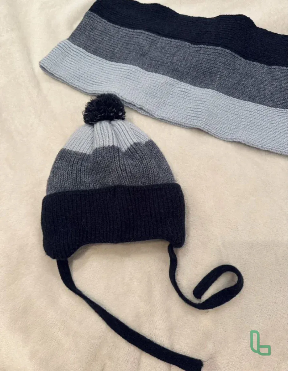 Зимний Детский Комплект (шапка и снуд) 48-52