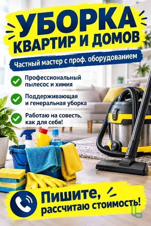 Генеральная уборка домов и квартир