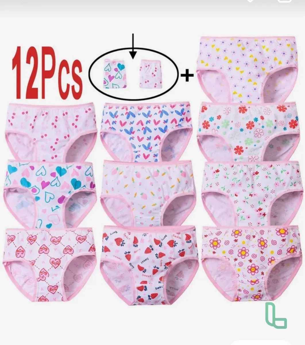 Трусики детские на девочку 12 шт