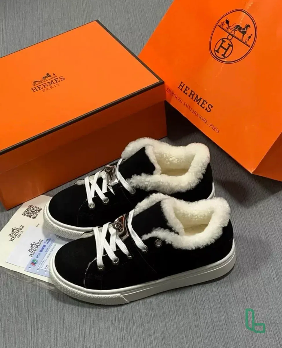 Женские Теплые Кроссовки hermes