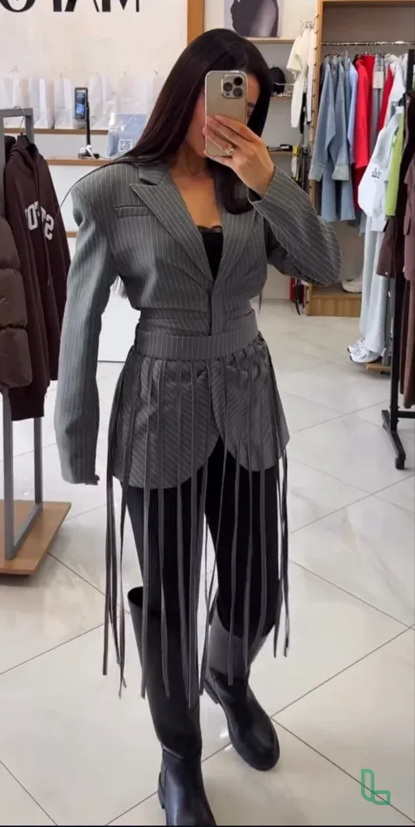 Пиджак с баской