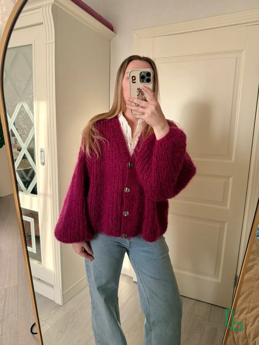 Кардиган мохер