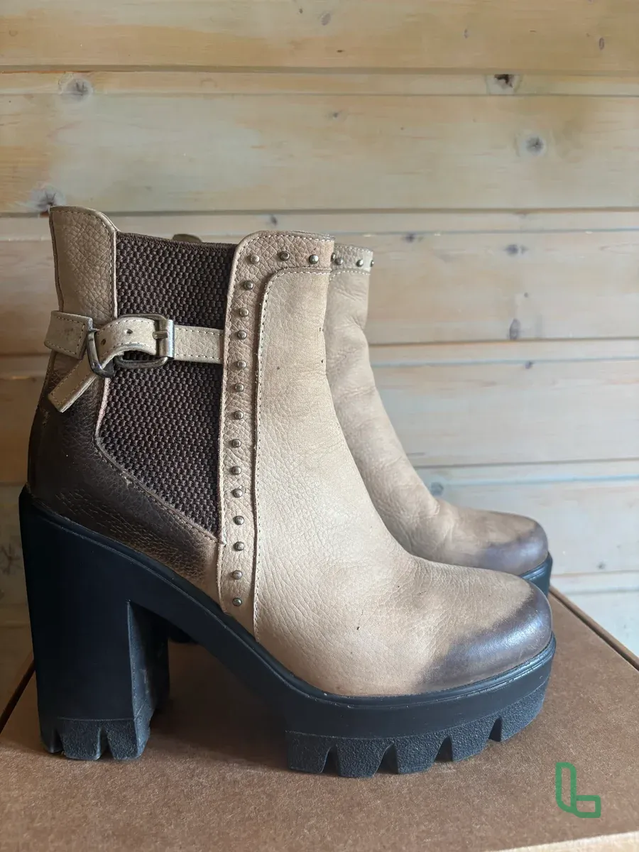 Ботильоны женские 37 размер натуральная кожа