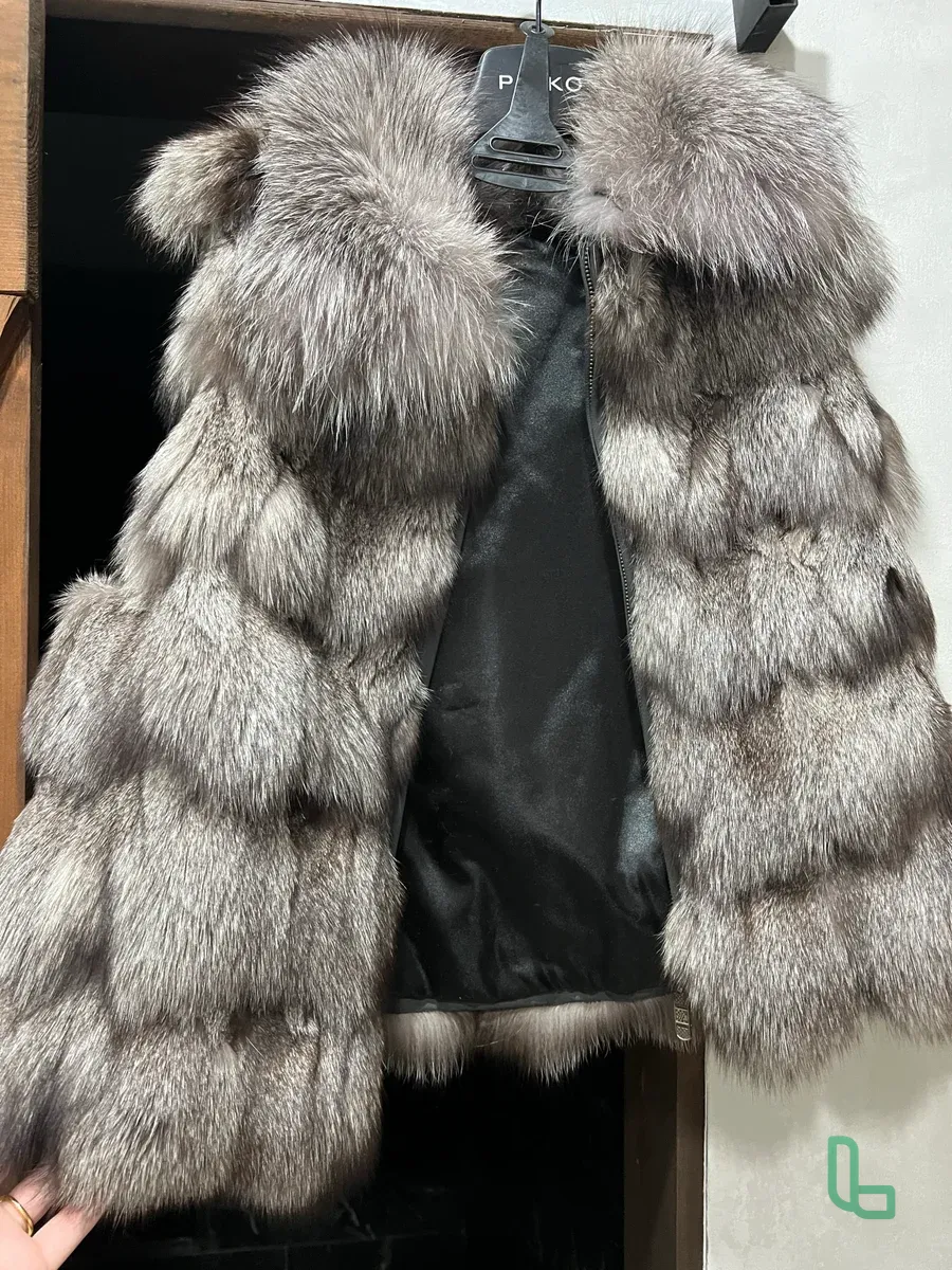 Жилет Из Чернобурки