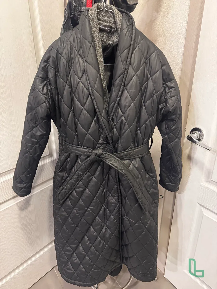 Стеганое пальто