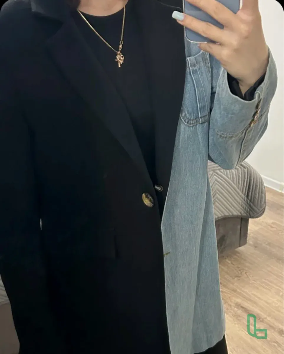 Модный Джинсовый Пиджак Женский