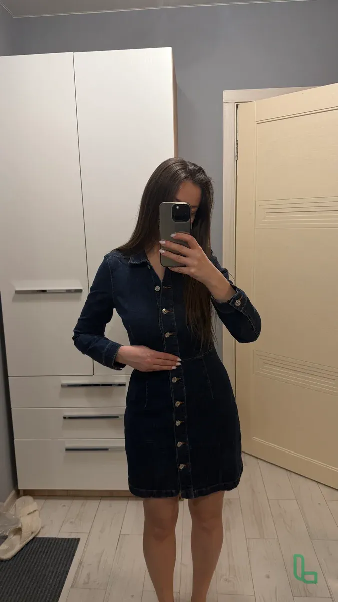 Платье Mango Джинсовое