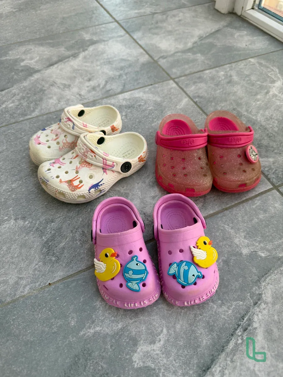 Crocs для девочки C 7 оригинал ;19, 23 chicco