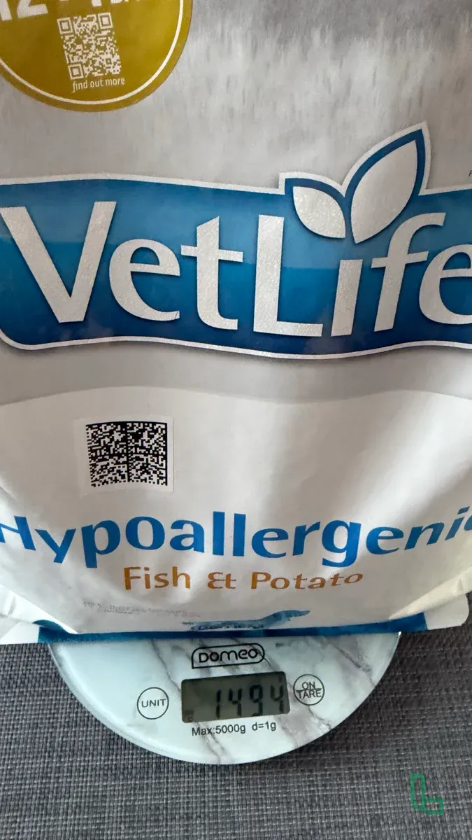 Корм Vet Life Hypoallergenic 1,5 Кг