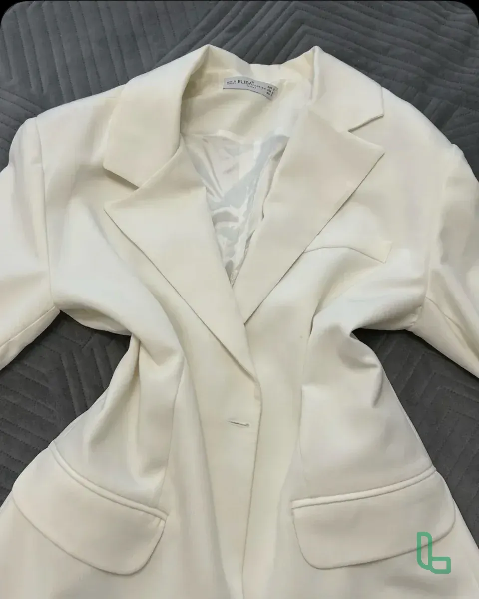 Белый Оверсайз Пиджак Женский
