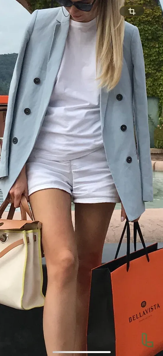 Голубой Жакет Zara