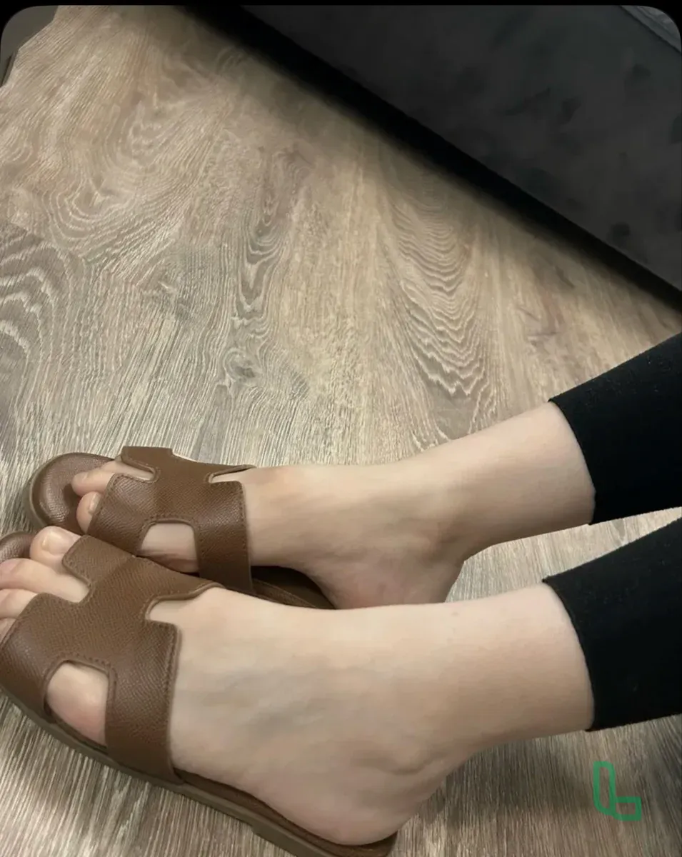 Тапочки Коричневые Hermes