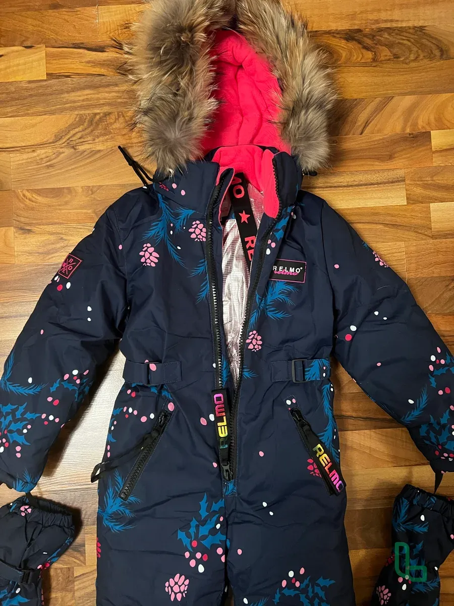 Новый Зимний Комбинезон Для Девочки 128 Размер