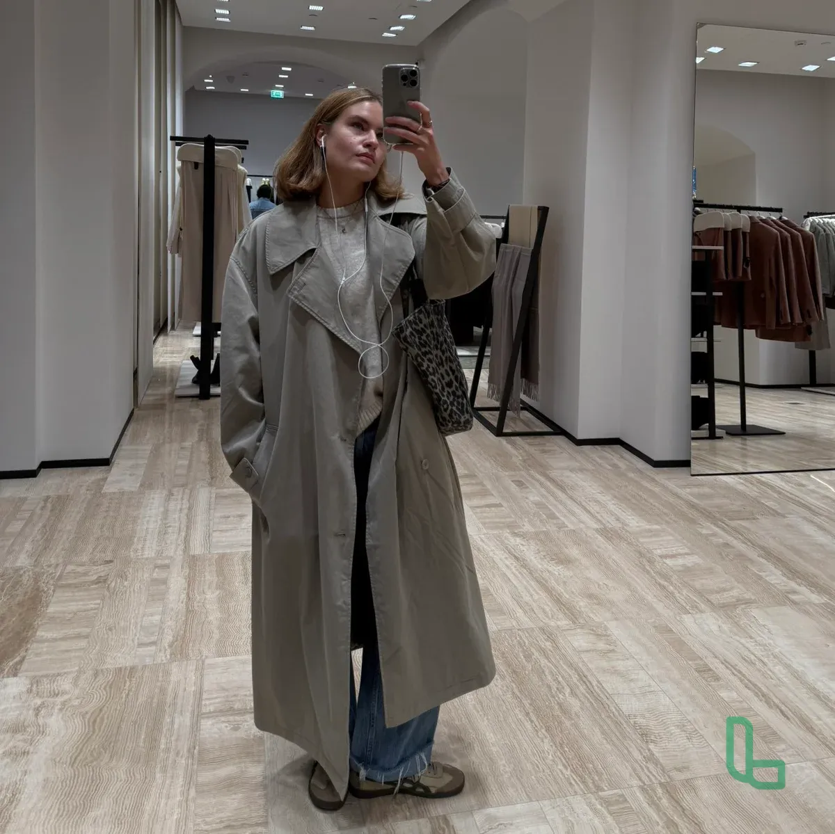 Тренч lime на весну/осень