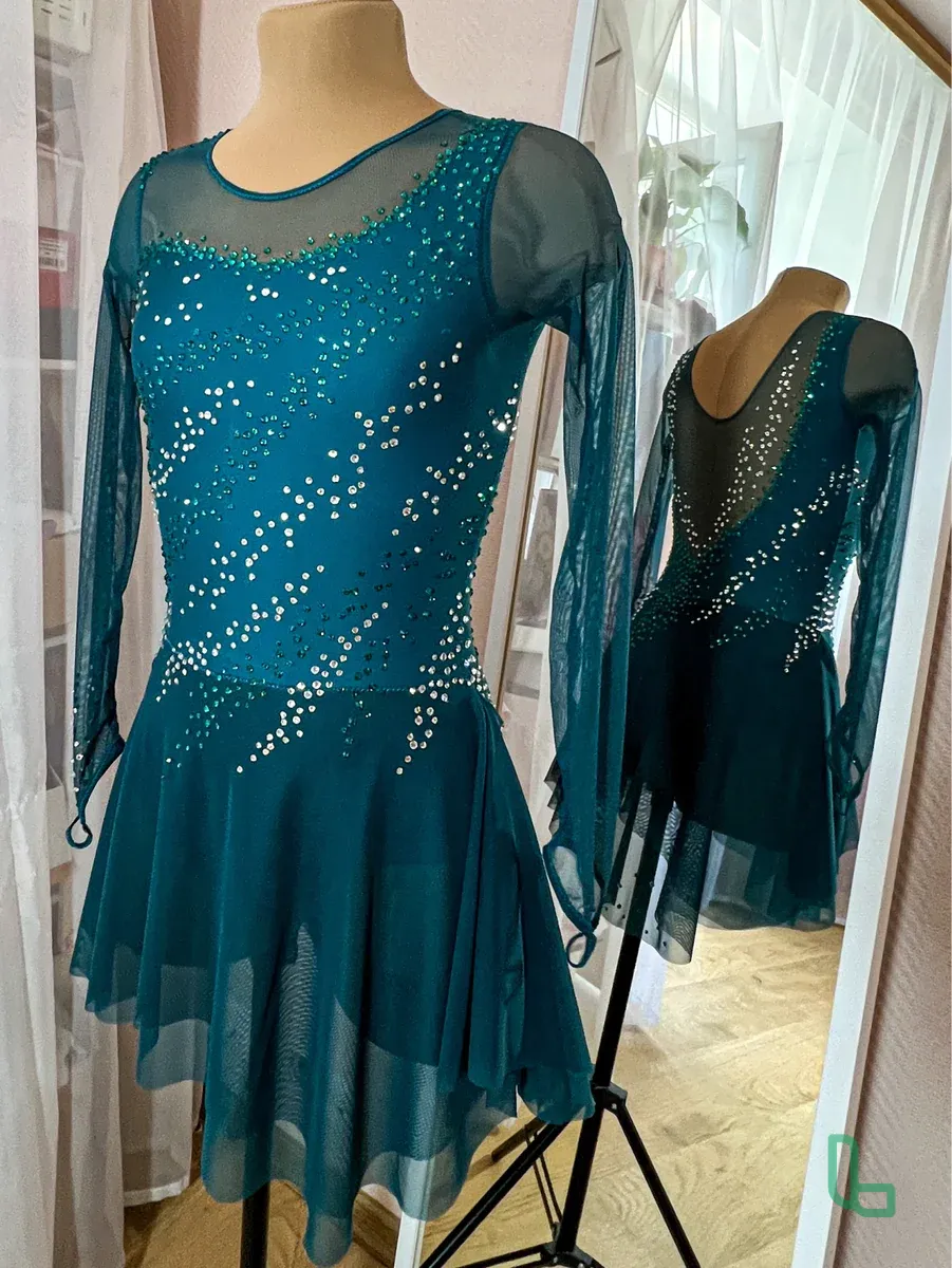 Платье Для Фигурного Катания/показательных Выступл