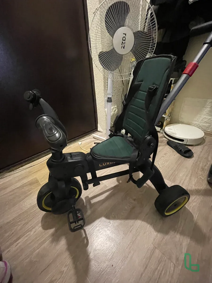 Трехколестный Велосипед С Ручкой Люксмом