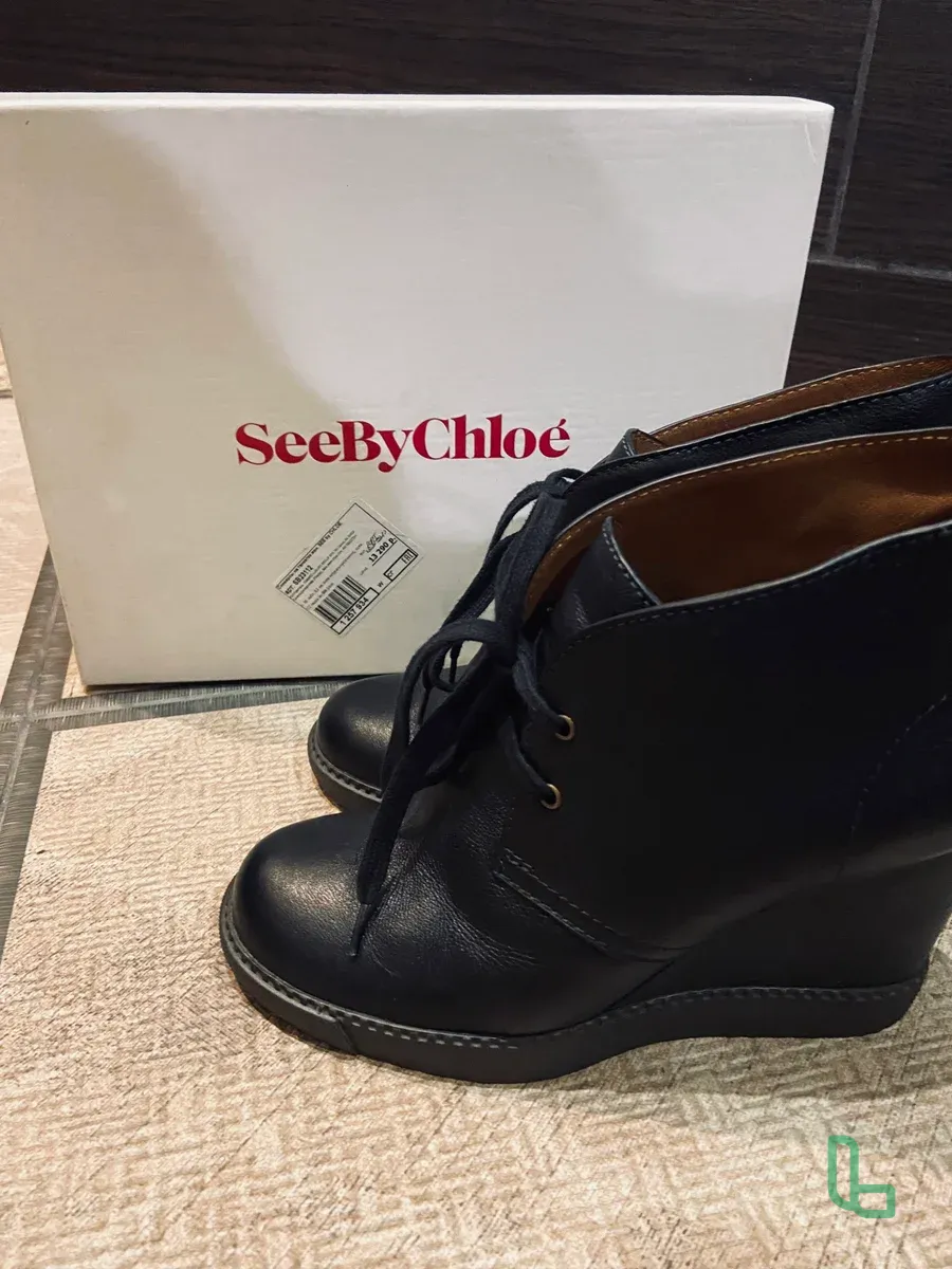 Ботильоны женские Chloe на танкетке  38р