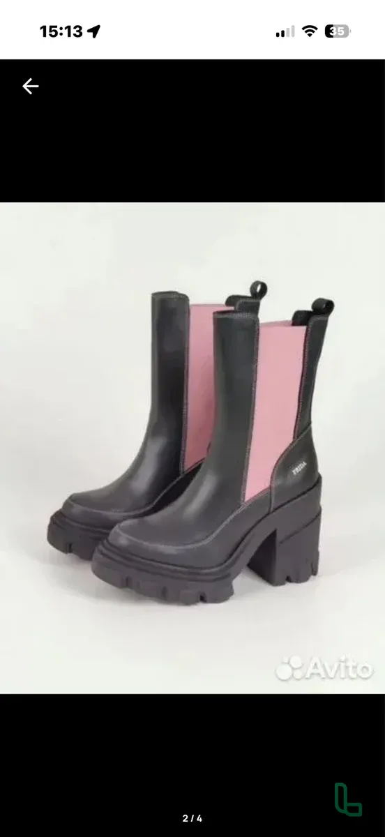 Ботинки Челси женские 40 кожа Испания