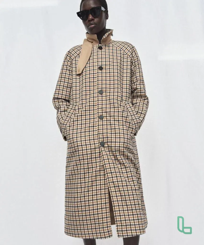 Плащ Zara Двустороний