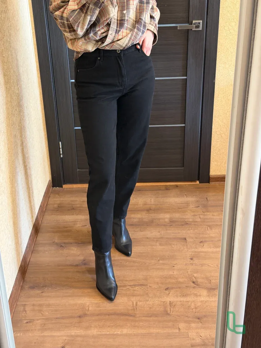 Джинсы женские утепленные момс