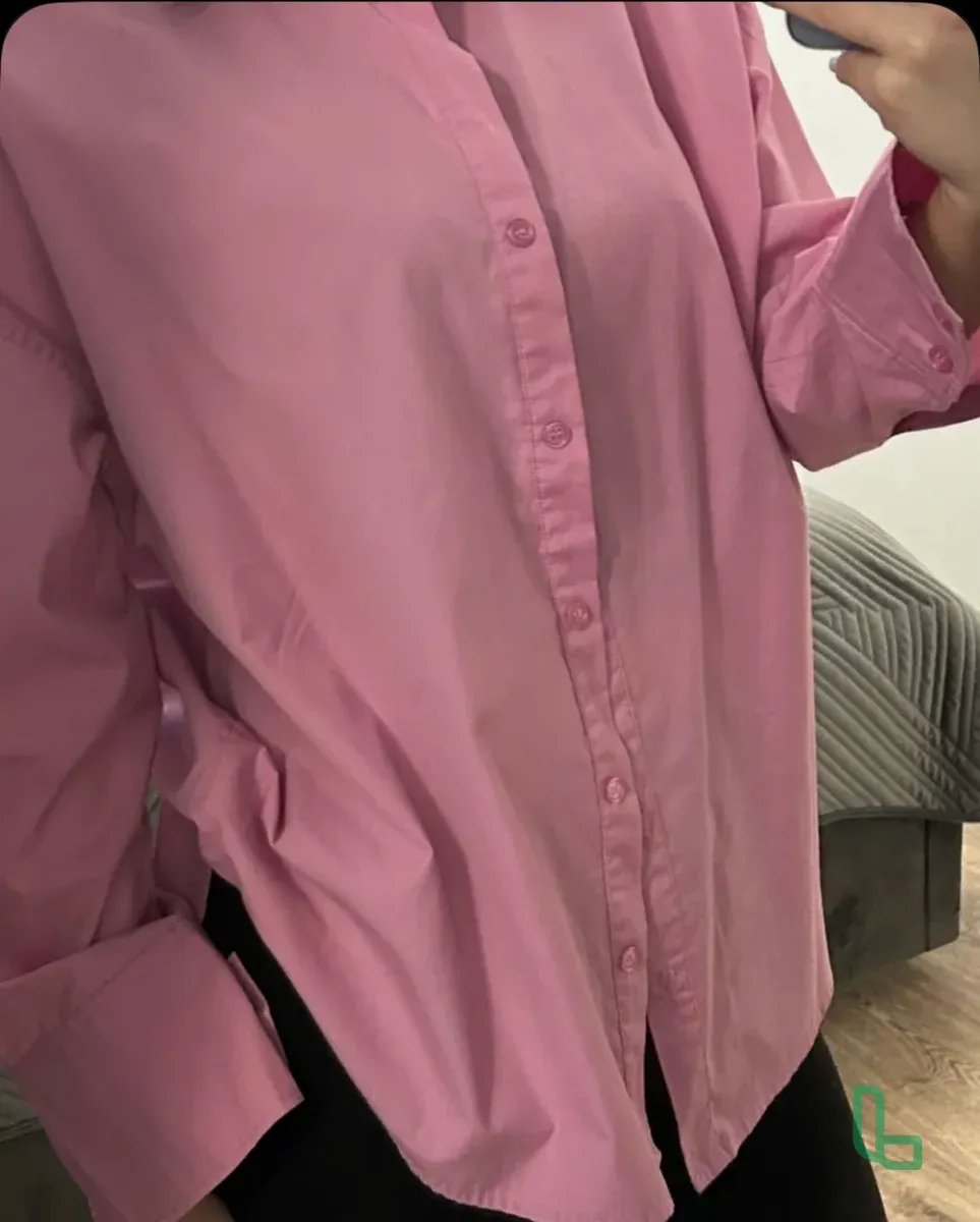 Женская Рубашка Розовая