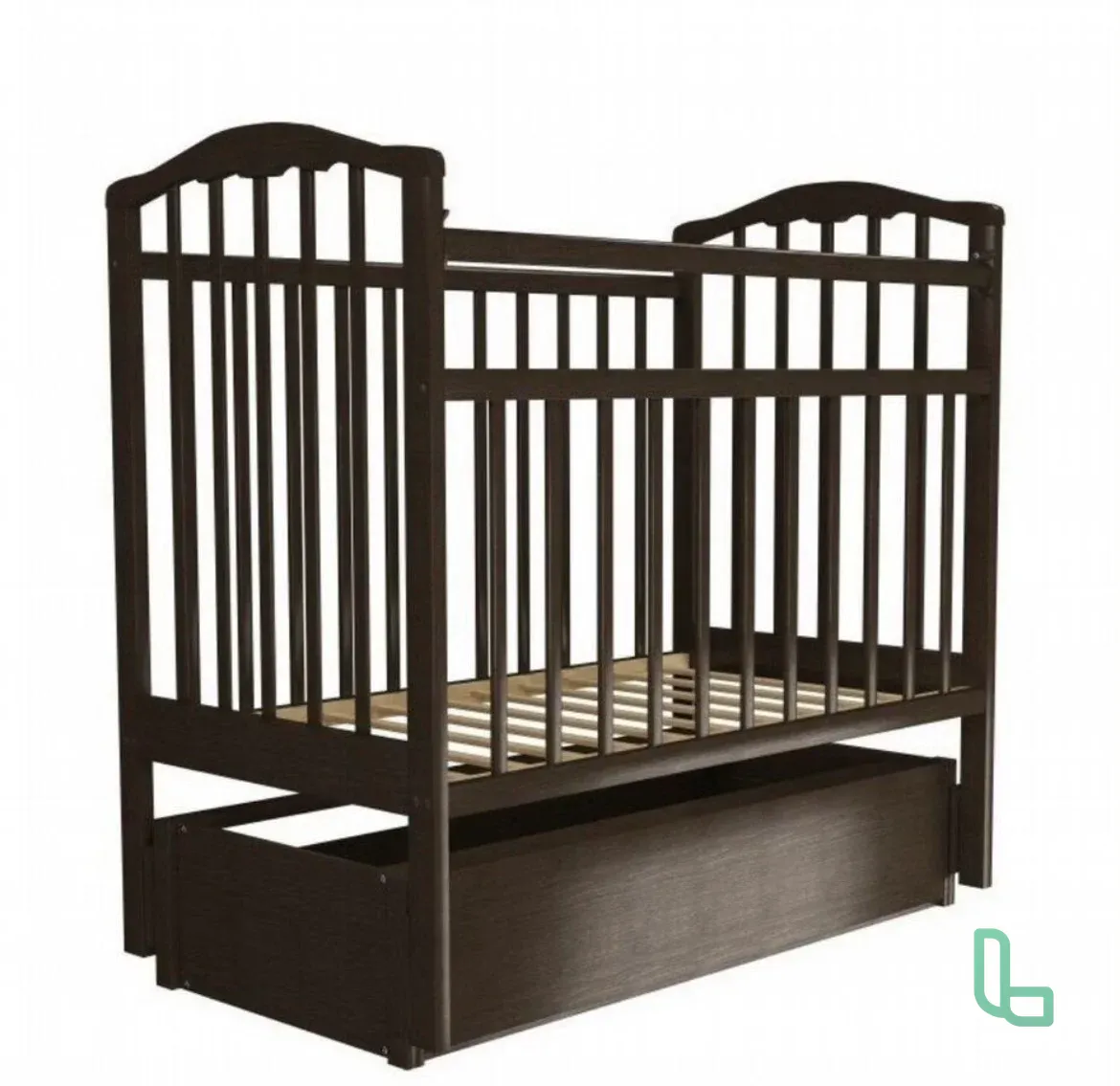 Новая деревяная кроватка маятник