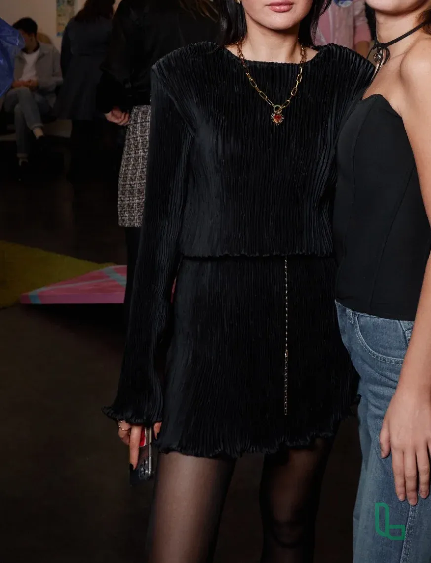 Платье Из жатого шелка