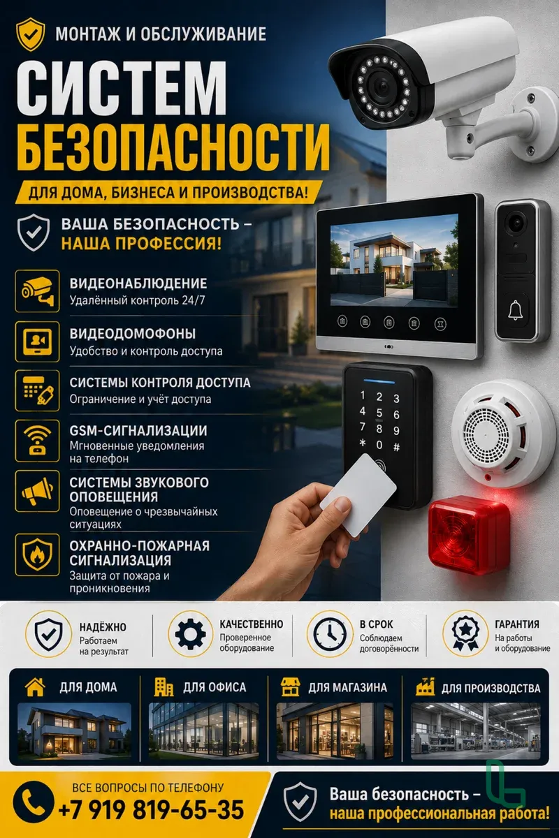 Монтаж И Обслуживание Систем Безепасности