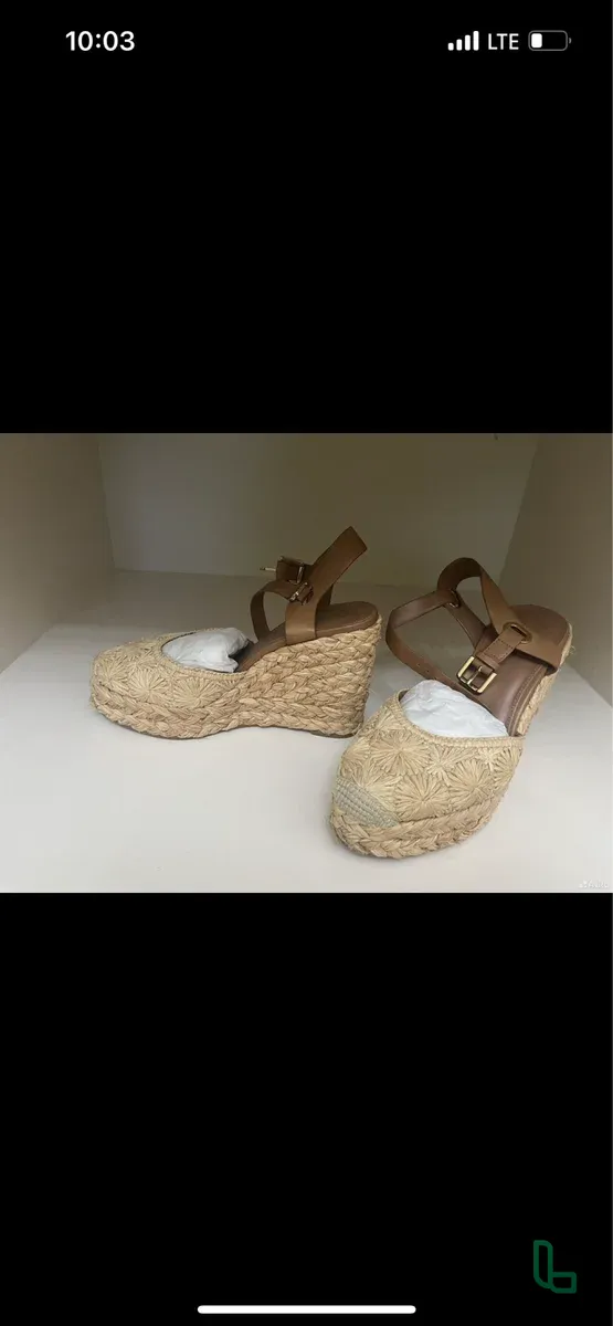 Босоножки (Эспадрильи) На Танкетке