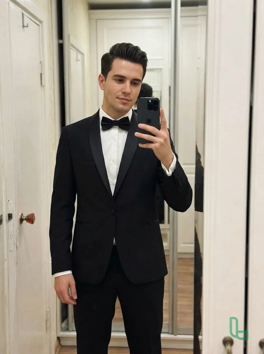 Костюм мужской классический двойка 46