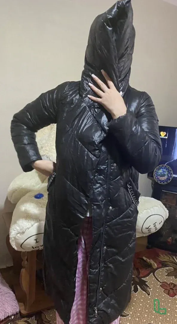 Пуховик Женскй Длиннй